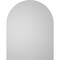 Ekena Millwork Round Top Surface Mount PVC Gable Vent w/ 2"W x 2"P Brickmould Sill Frame, 30"W x 38"H GVPRT30X3803SN - alternate 2